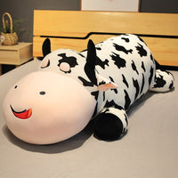 80-120cm Giant Size Lying Cow Soft Plush Sleep Pillow