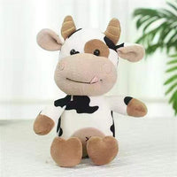 Milk Cow Plush Doll Cute Simulation Cattle Animals