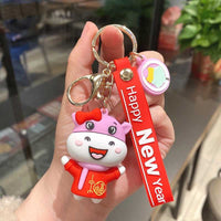 Cow Cute Car Keychain