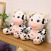 1pc 22/26CM Kawaii Baby Cow Plush Toys Stuffed Soft Animal Cute Cattle Dolls for Kids Girls Home Decor Appease Birthday Gift