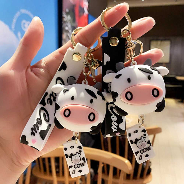 Cow Cute Car Keychain