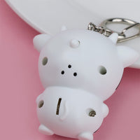 Cute Cow LED Lights Keyring