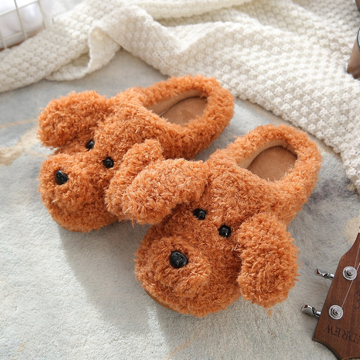 Cute Cow Fluffy Slippers For Children