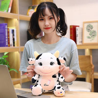 1pc 22/26CM Kawaii Baby Cow Plush Toys Stuffed Soft Animal Cute Cattle Dolls for Kids Girls Home Decor Appease Birthday Gift