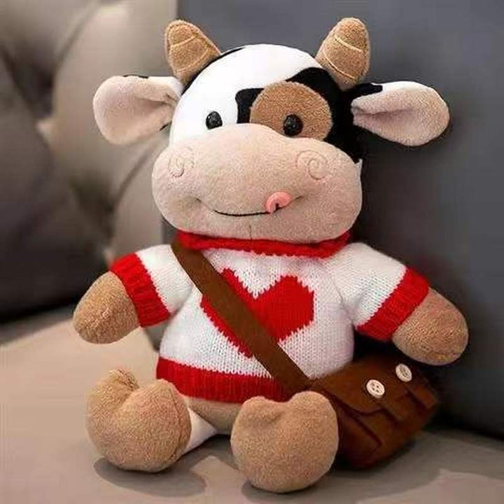 Milk Cow Plush Doll Cute Simulation Cattle Animals