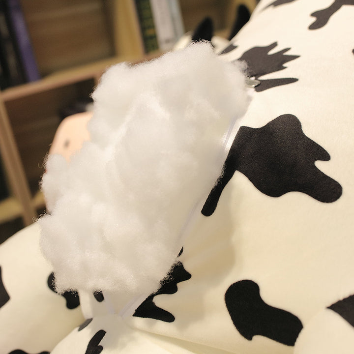 80-120cm Giant Size Lying Cow Soft Plush Sleep Pillow