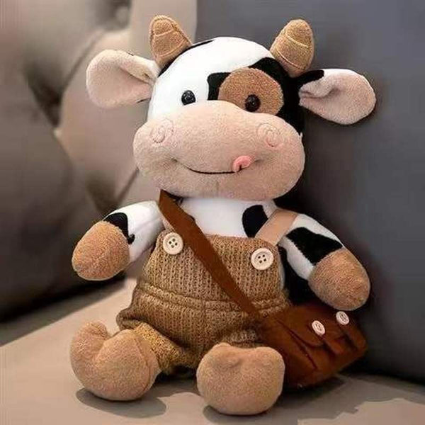 Milk Cow Plush Doll Cute Simulation Cattle Animals