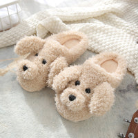 Cute Cow Fluffy Slippers For Children