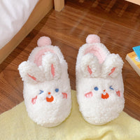 Cute Cow Fluffy Slippers For Children