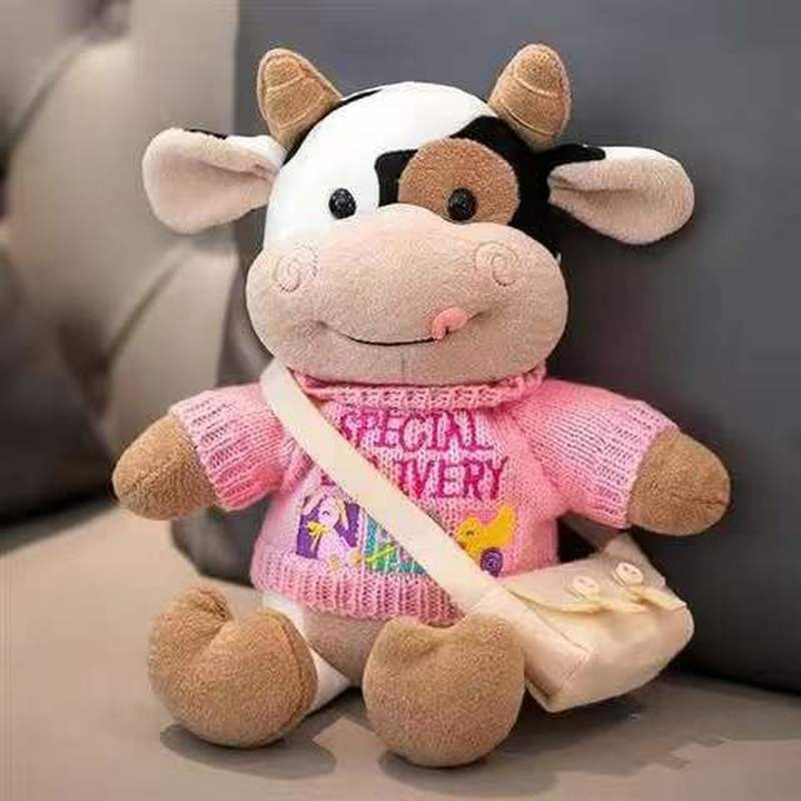 Milk Cow Plush Doll Cute Simulation Cattle Animals