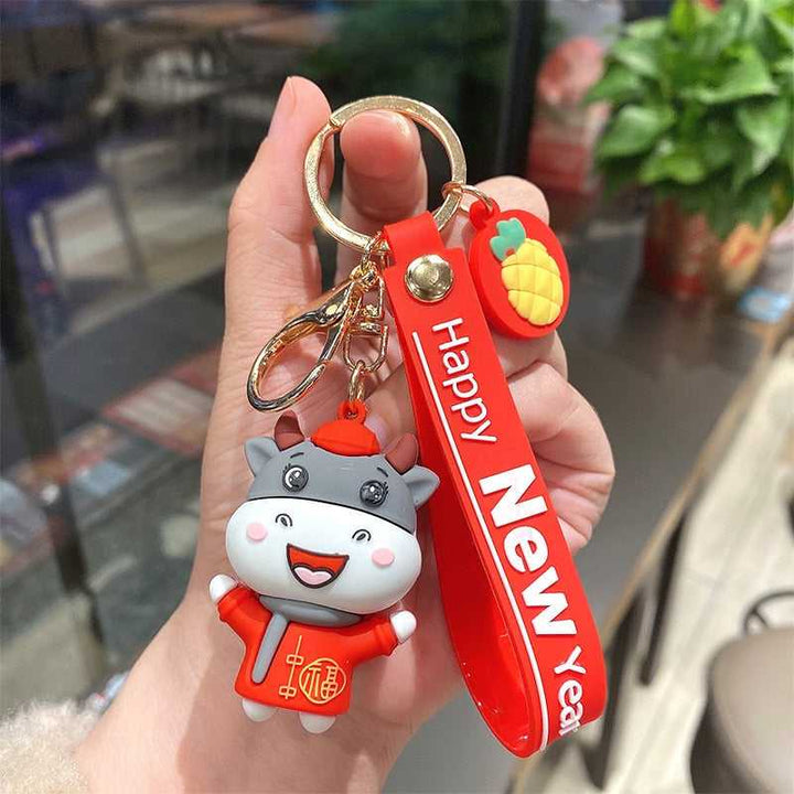 Cow Cute Car Keychain