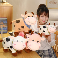 Cute Cow Plush Toy Soft Animal Cattle