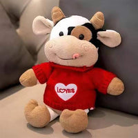 Milk Cow Plush Doll Cute Simulation Cattle Animals