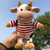 Milk Cow Plush Doll Cute Simulation Cattle Animals