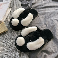 Cute Cow Fluffy Slippers For Children