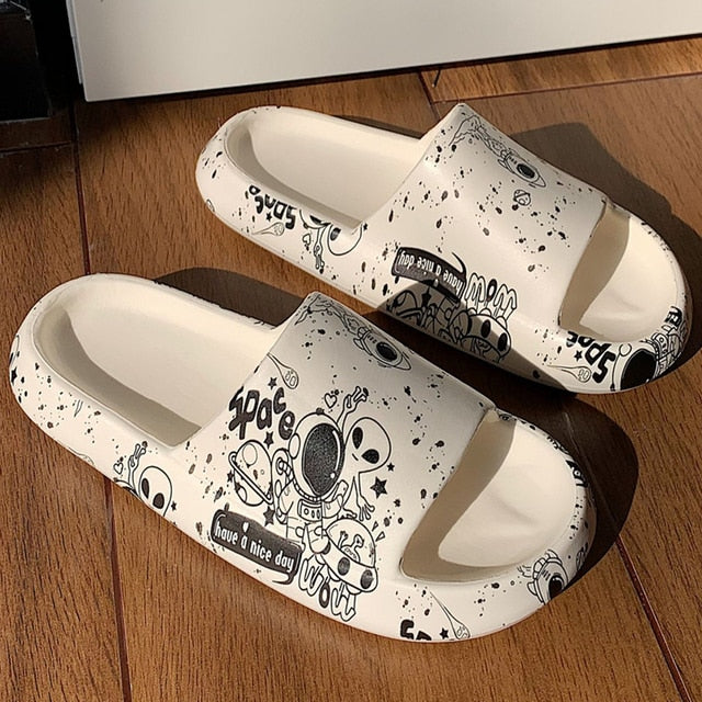 Cow Pattern Women Slippers