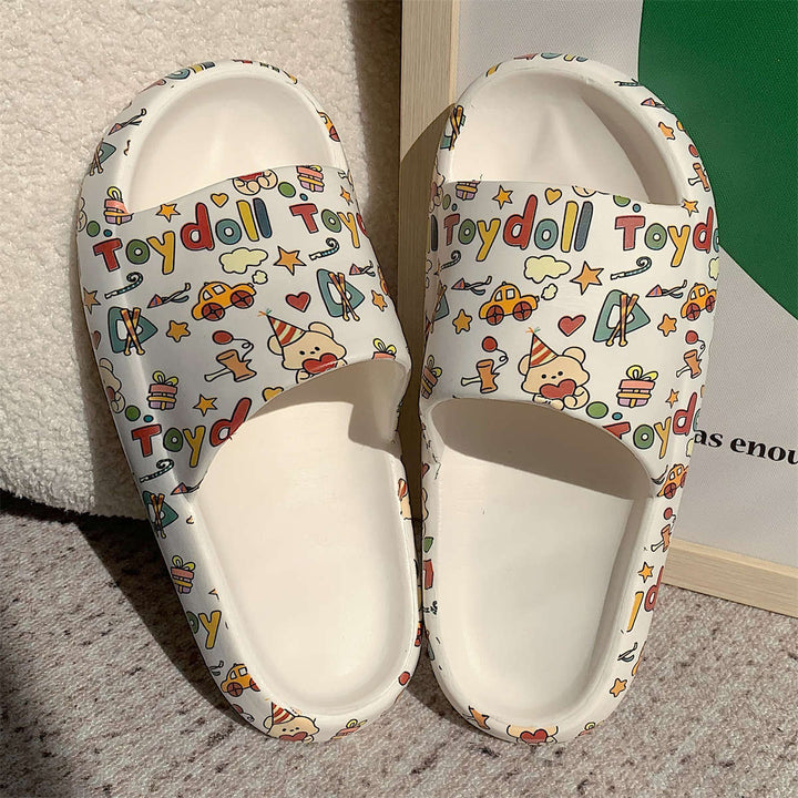 Cow Pattern Women Slippers