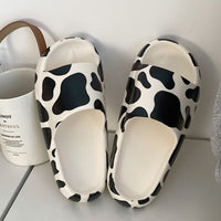 Cow Pattern Women Slippers