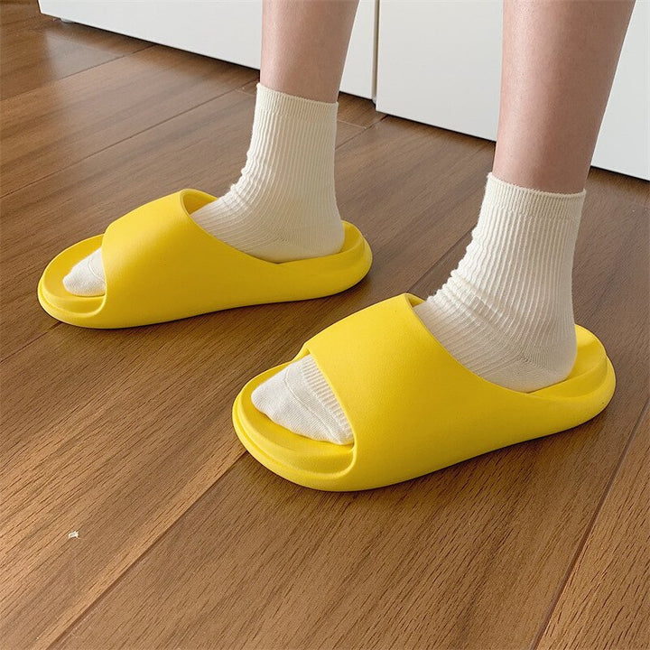 Cartoon Milk Cow Home Women Slippers