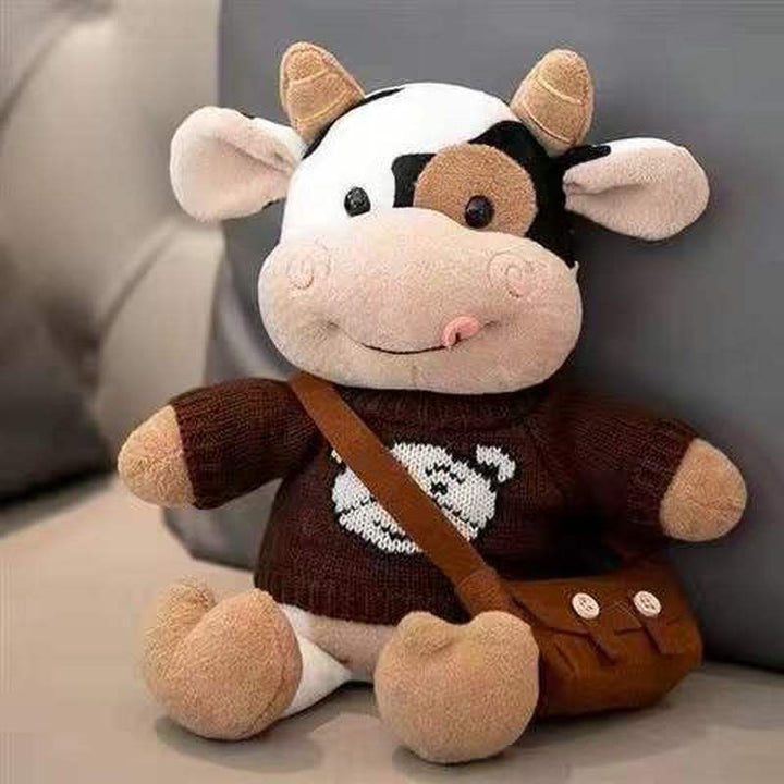 Milk Cow Plush Doll Cute Simulation Cattle Animals