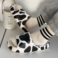 Cow Pattern Women Slippers